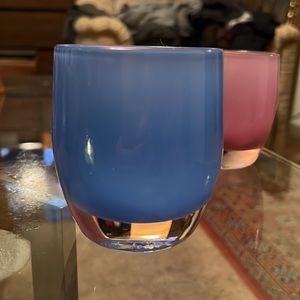 Glassy Baby votive- Blue